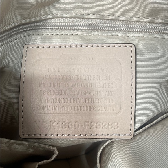 Coach Pink and Cream Tote Bag 2013 - Picture 8 of 11